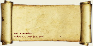 Angelina Zorić vizit kartica